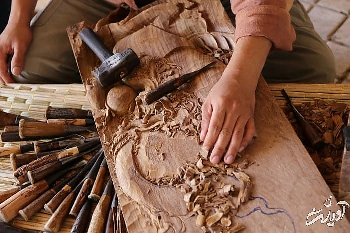 منبت کاری از صنایع اردبیل منبت کاری